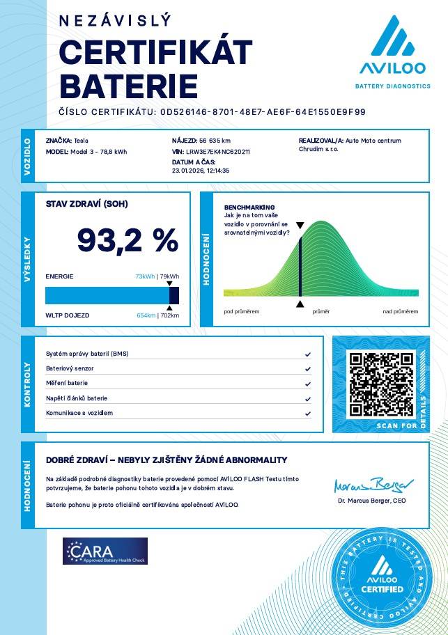 Tesla Model 3 2022 Long Range - FSD 366 kW - 18