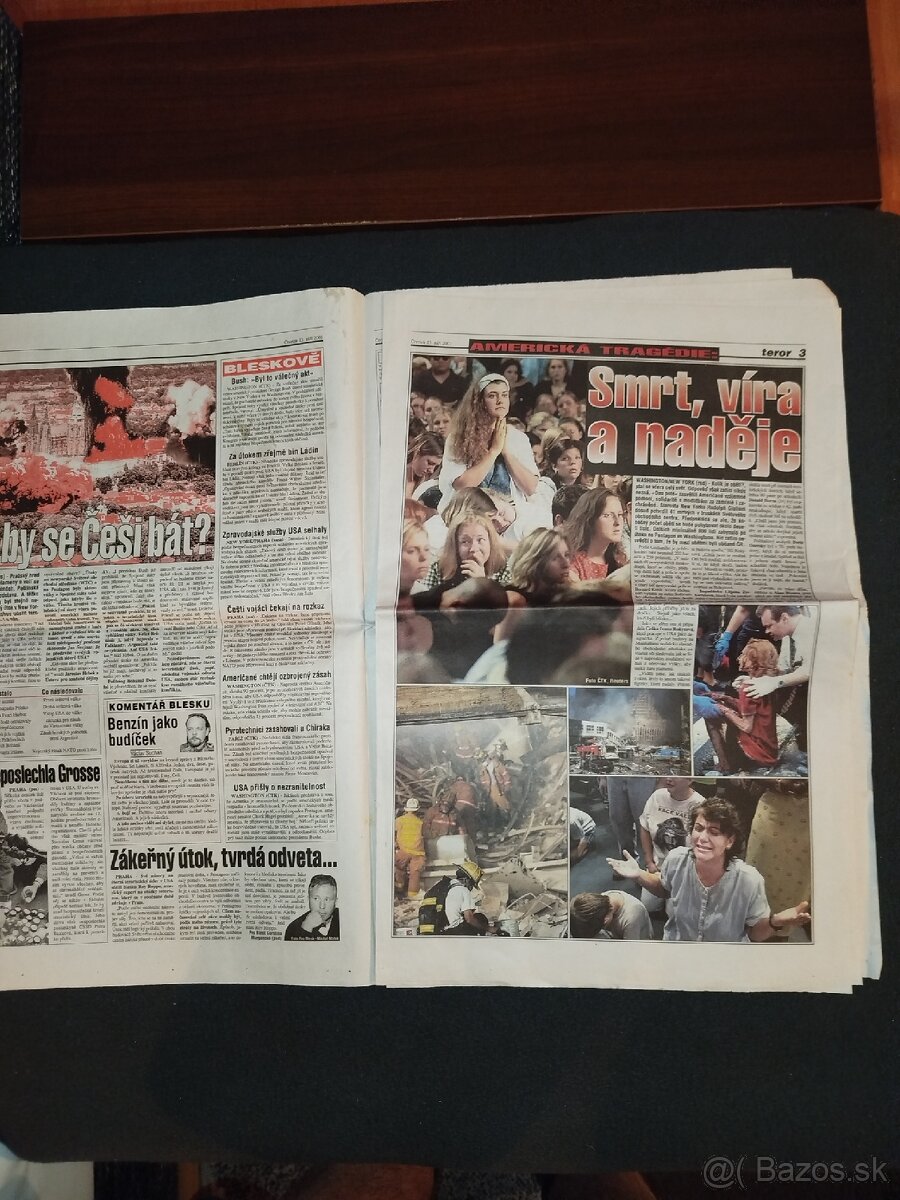 Utok na Ameriku,stare noviny - 18
