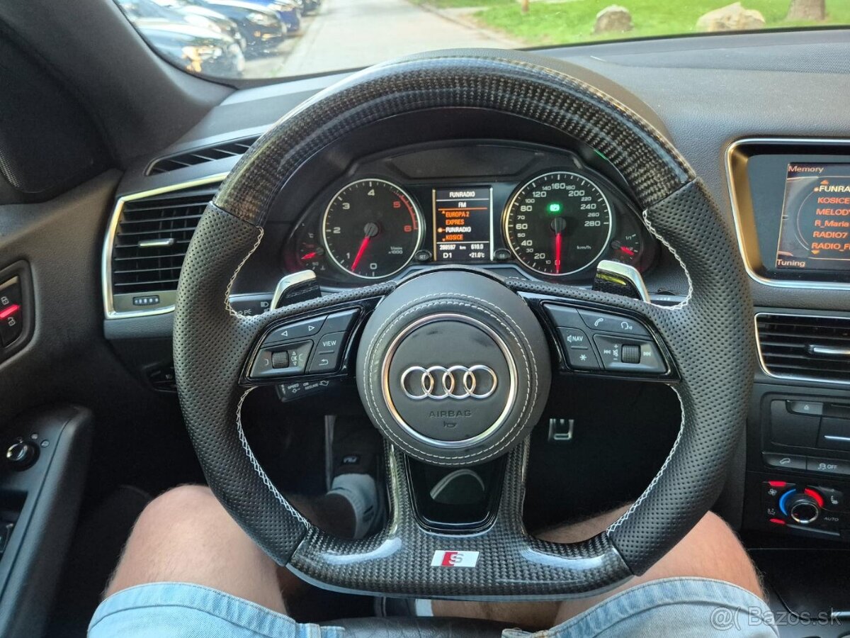 AUDI KARBONOVY ŠPORTOVÝ ZKOSENY VOLANT - 18