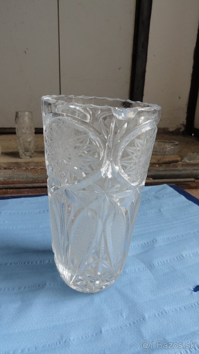 Krištášové doplnky, vázy, tácky - 18