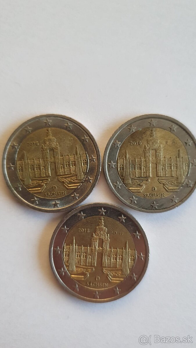 2 eurové pamätné mince nemecko - 18