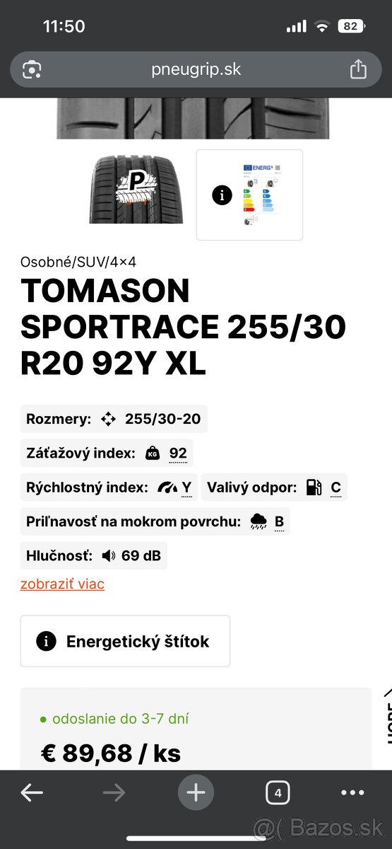 5x112 8.5j et30 r20 255/30r20 - 18