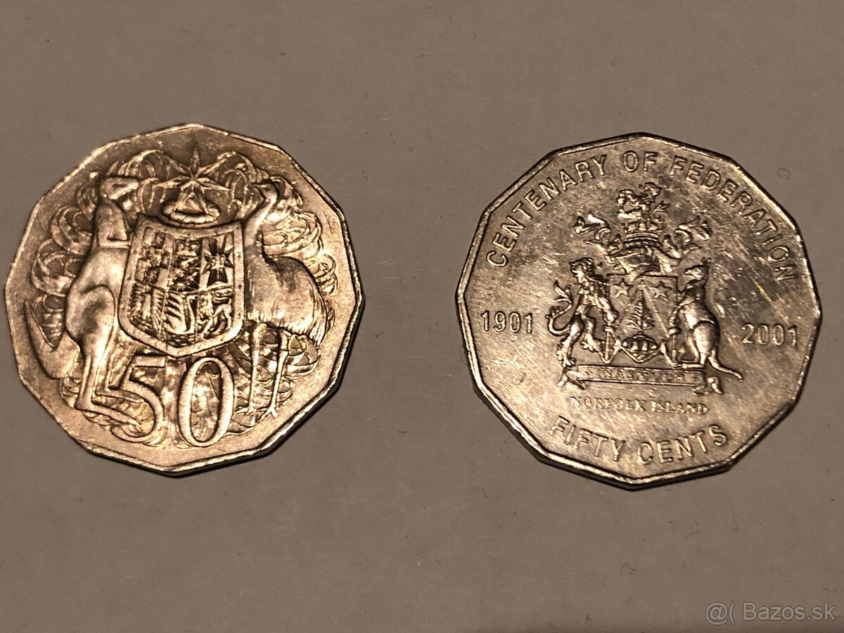 predam americke a australske strieborne dolare mince aug - 18