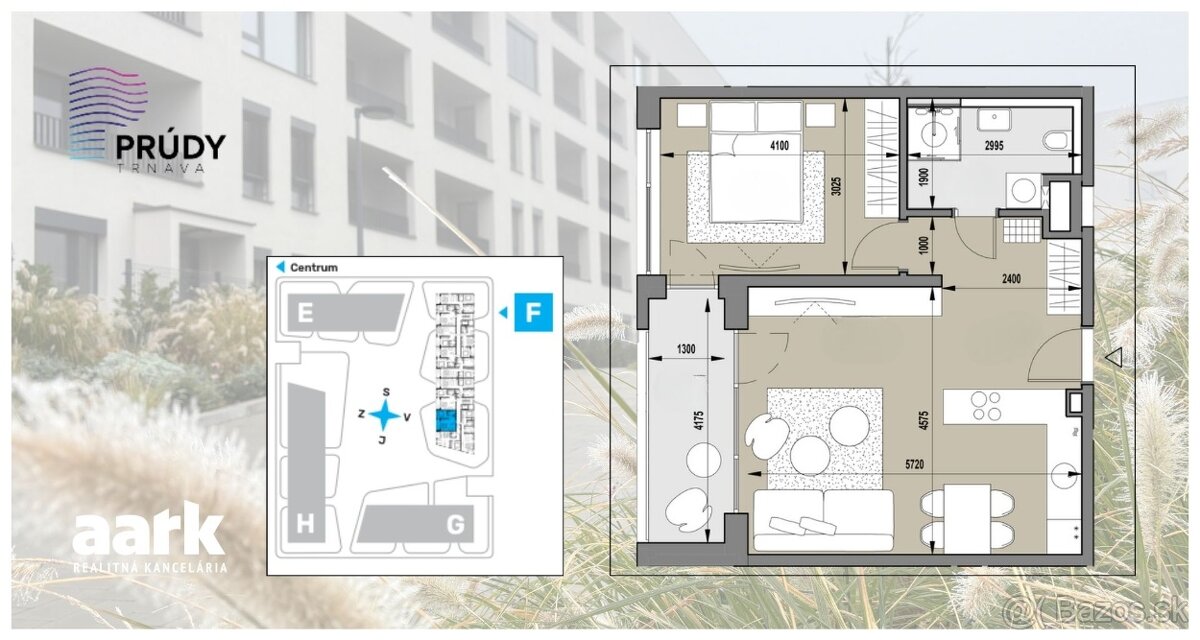 AARK: 2 izbový byt, Včelárska 15, Trnava - PRÚDY - 18