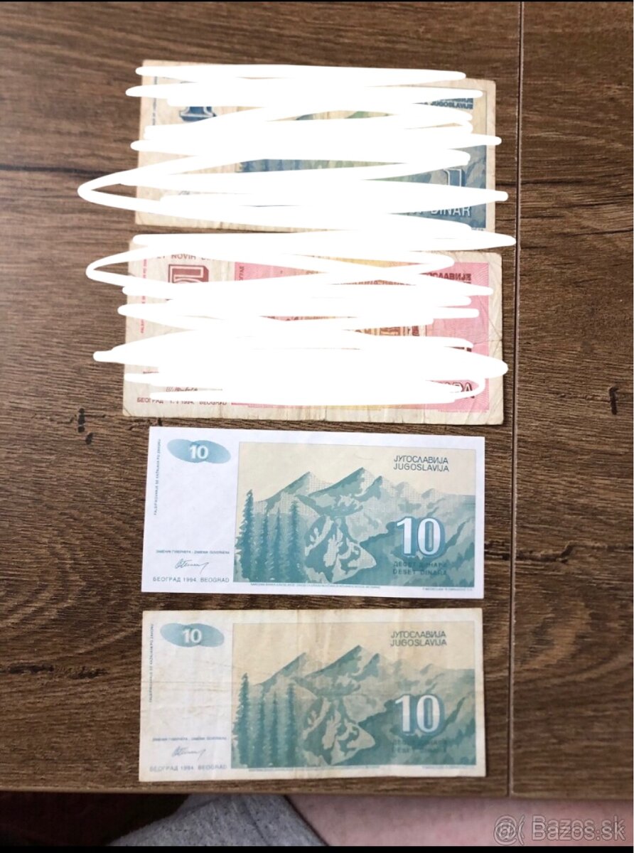Bankovky JUHOSLAVIA 2 - 18