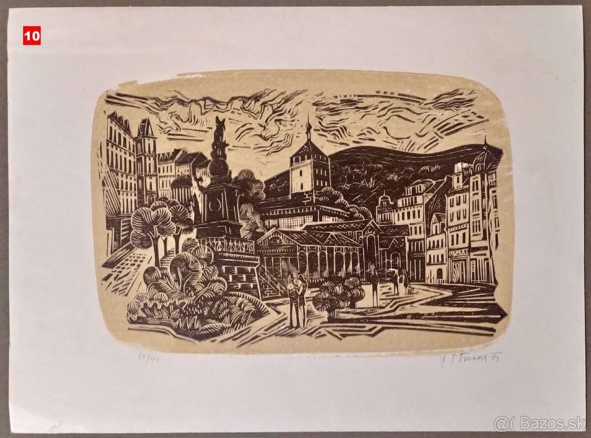 Súbor drobnej grafiky, 10. kusov. - 18