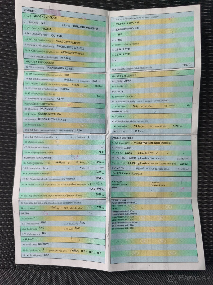 Predám Škoda Octavia IV combi - 18