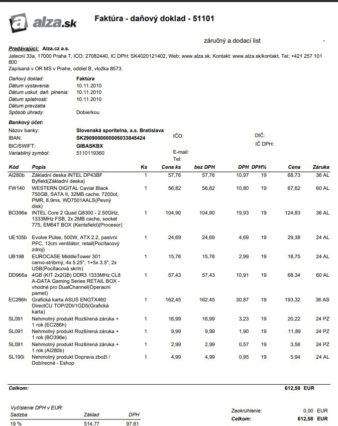 Intel Q9400 6GB GTX460 SSD - 18