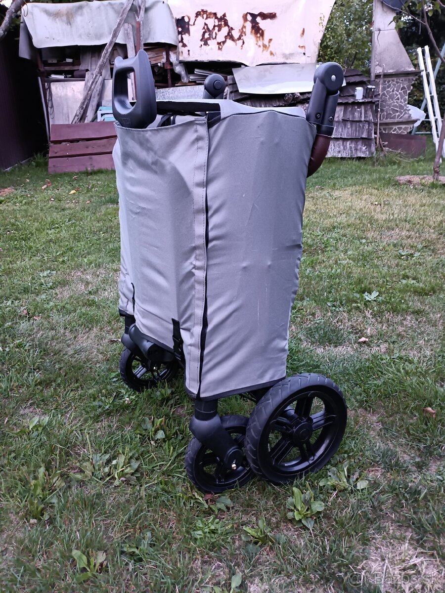 Skladací vozík FUXTEC CTL-900-G v šedej farbe (zánovný) - 18