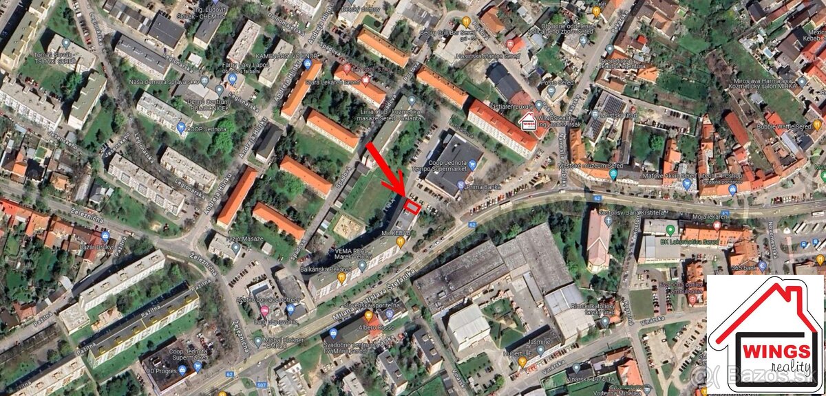 REZERVOVANÉ 4 izbový byt v Seredi na ul. M. R. Štefá - 18