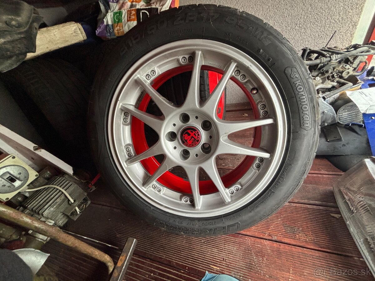 Predám na alfu Romeo pneumatiky obuté na elektrónoch r17 - 18