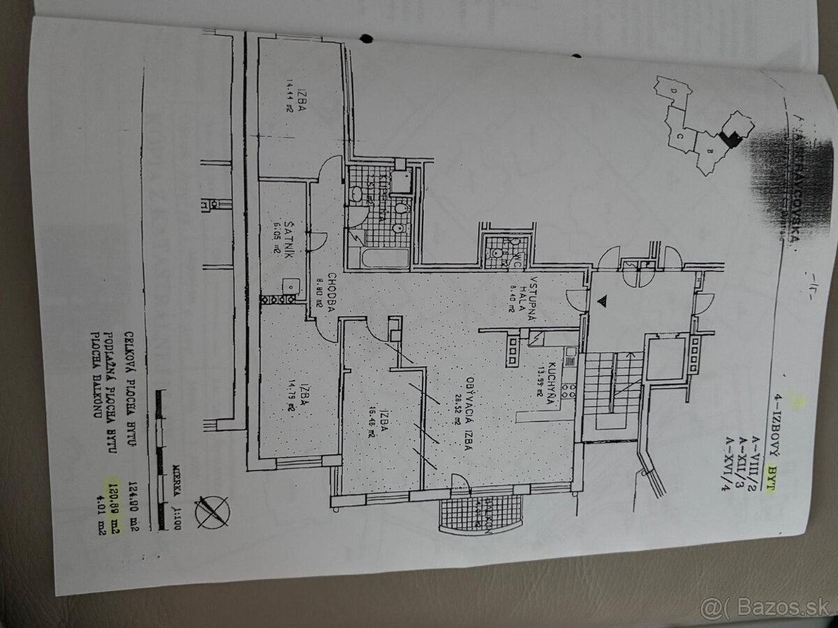 3 izbový Byt na Hradnom Kopci v Bratislave 120m2+ Garaž - 18