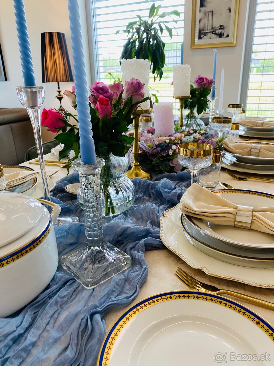 Veľká retro obedová súprava, posielam kuriérom - 18