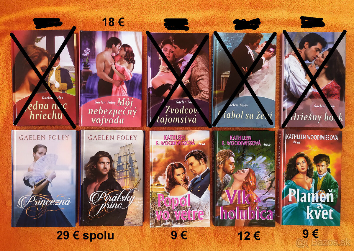 Romány, beletria, romantické, historické, detské knihy - 18