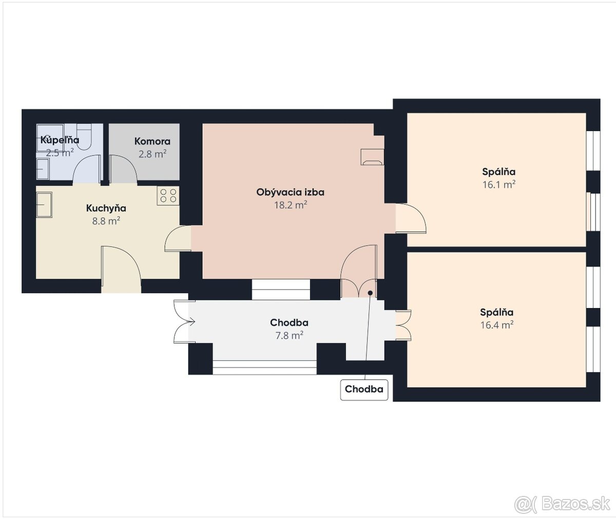 Vidiecky 3-izbový rodinný dom s letnou kuchyňou a dielňami – - 18