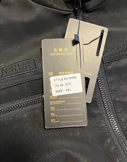 Kožená bunda xl umelá koža nová - 18