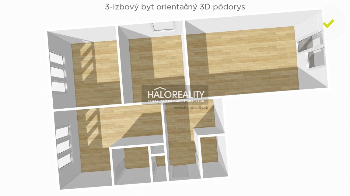 HALO reality - Predaj, trojizbový byt Bánovce nad Bebravou, - 18