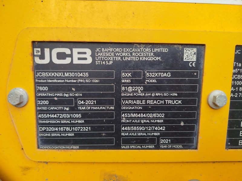 JCB 532x70 Agrotrac TL4 - Teleskopický nakladač - 18