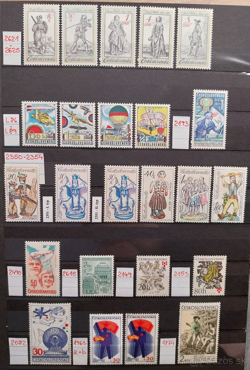 Známky ČESKOSLOVENSKO – 2 - 18