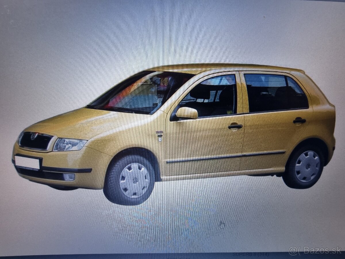 škoda fabia I predná kapota zlatej farby 7601 - 18