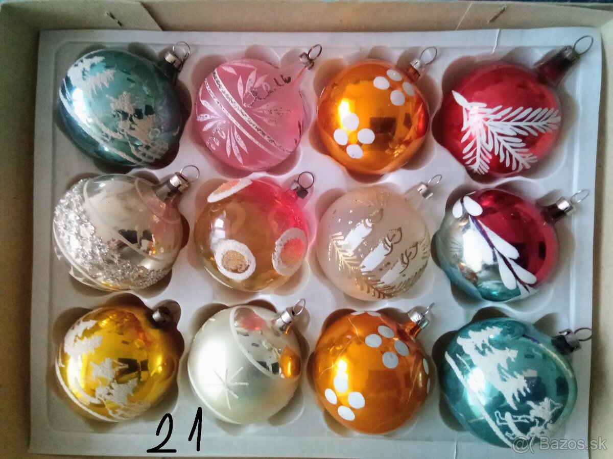 Staré, vánoční ozdoby - vianočné ozdoby - 18