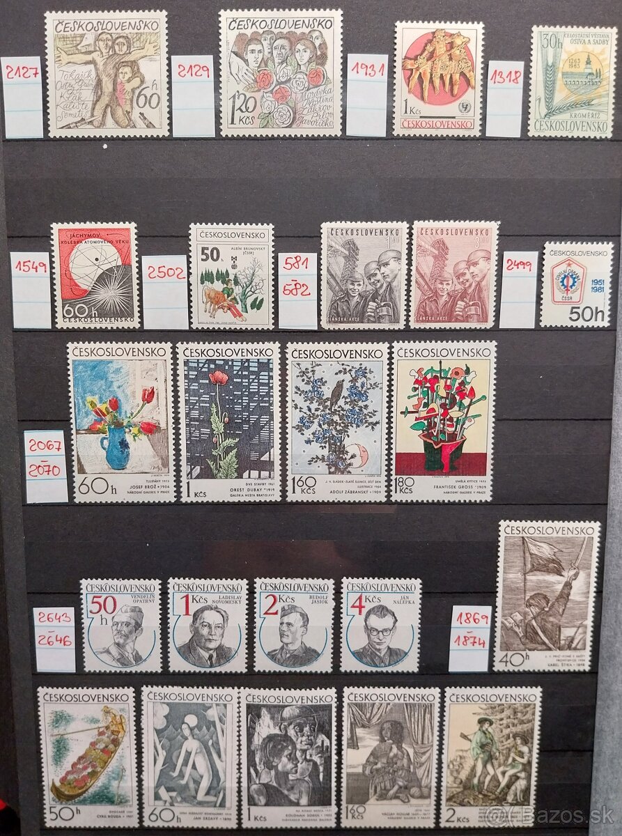 Známky ČESKOSLOVENSKO – 3 - 18
