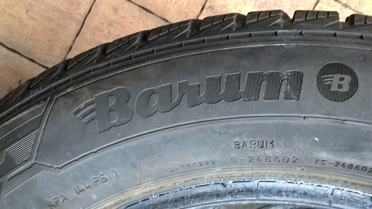 4 ks ZIMNÉ 185/60 R15 84T BARUM Polaris 5 - UŽ OD 15,-€/kus - 18