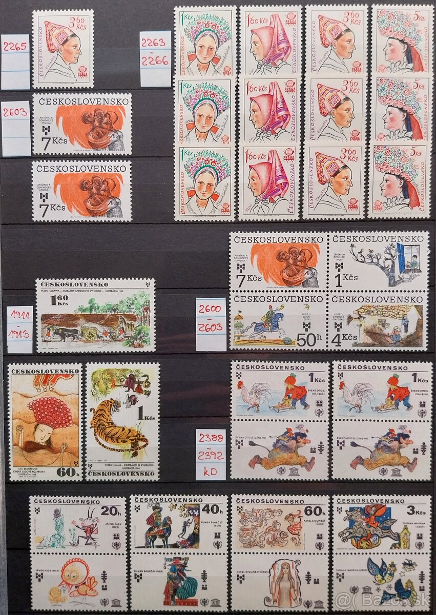 Známky ČESKOSLOVENSKO – 1 - 18