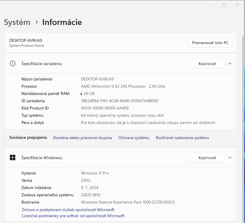 Predam starsi herny pc. soc:(AM3+) s SSD - 18
