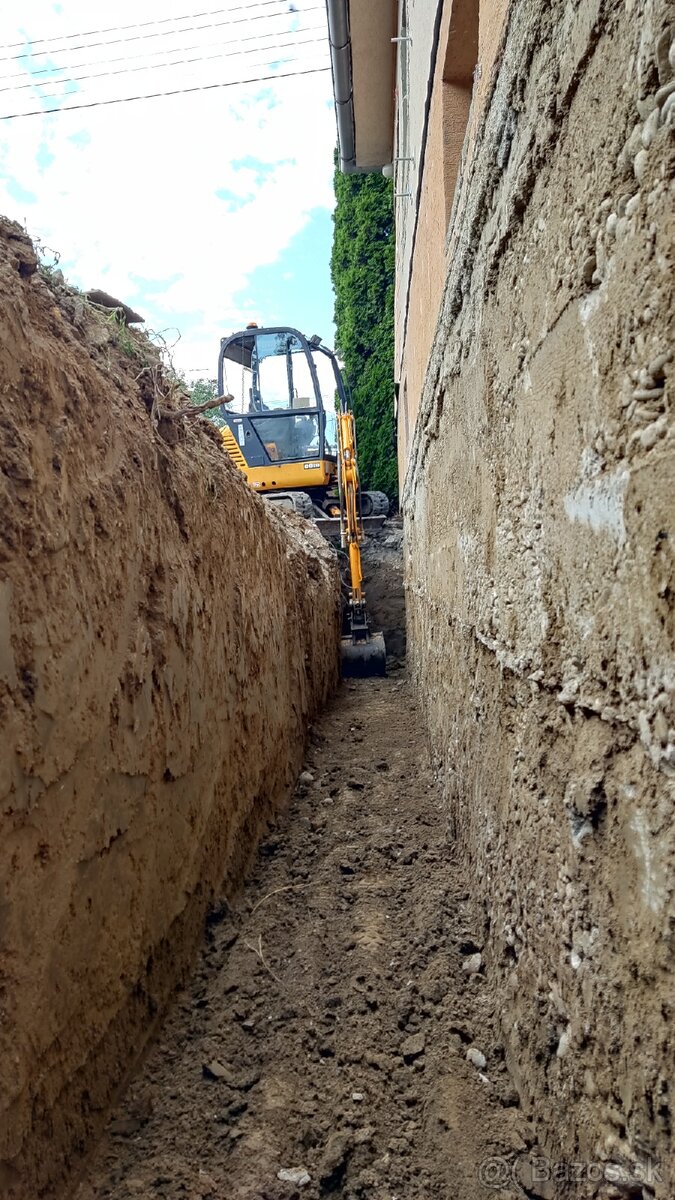 Výkopové práce minibagrom - 18