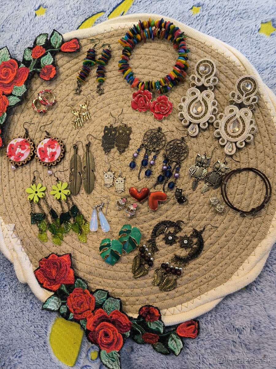 Bižutéria,náušnice,náhrdelníky,brošne,prstene,prívesky - 18