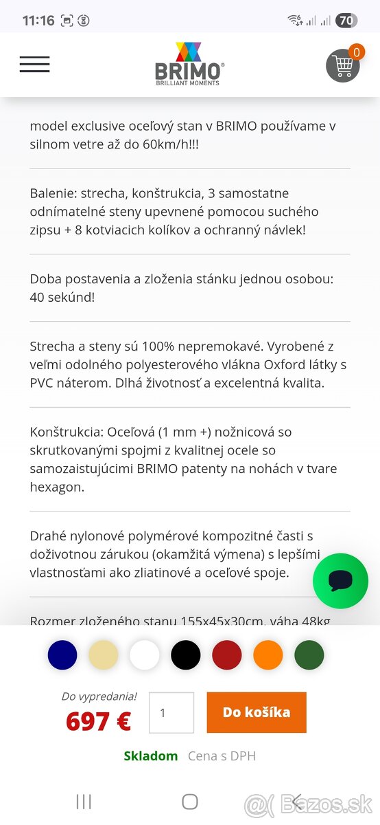 Brimo nožnicový stanok. Altánok. Predajný stánok - 18