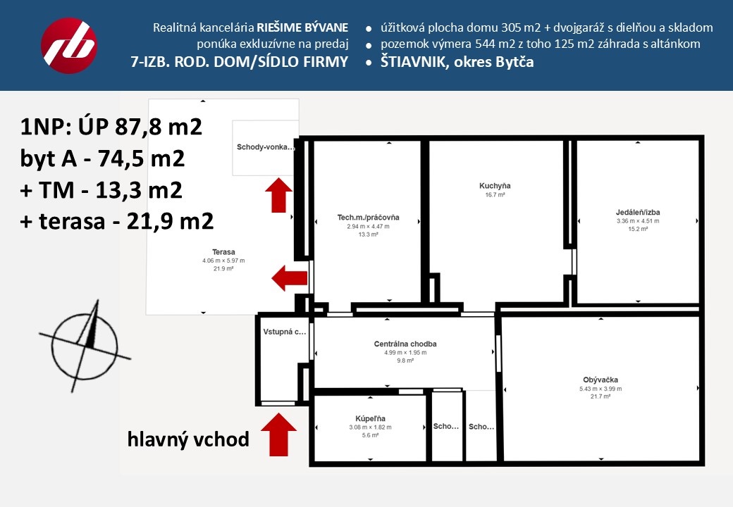 ZREKONŠTRUOVANÝ 7-IZB. RD – ŠTIAVNIK, okr. BYTČA - 18