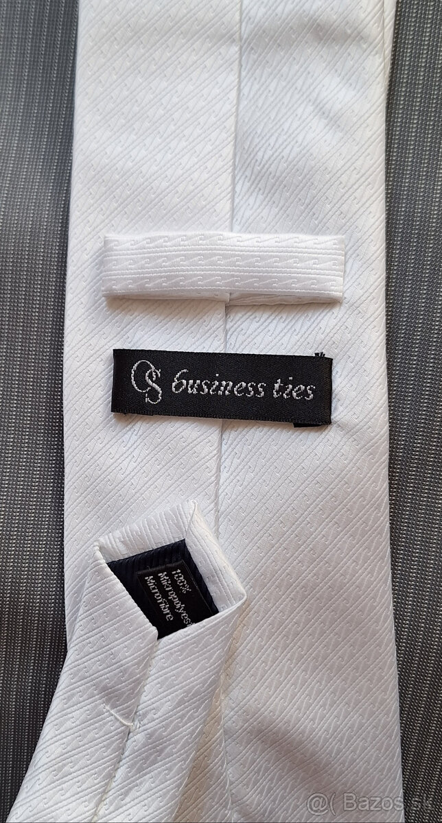 slim fit oblek Daniel Hechter + 2 kravaty - 18