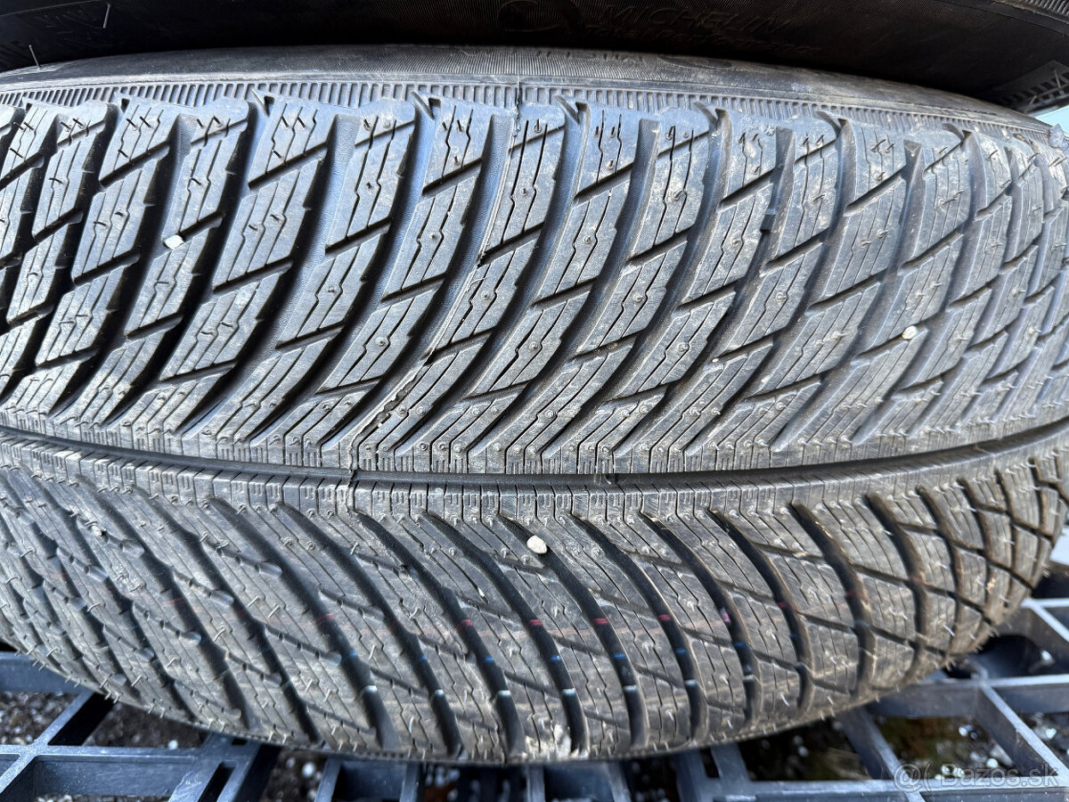 PREDÁM sadu 17" AL disky Mercedes-Benz +zimné pneu MICHELIN - 18