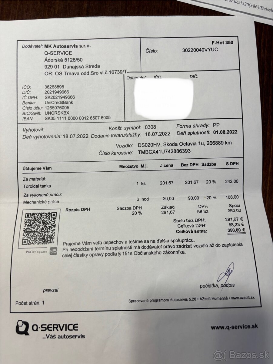 ŠKODA OCTAVIA (2004) 1,6 LPG - 18