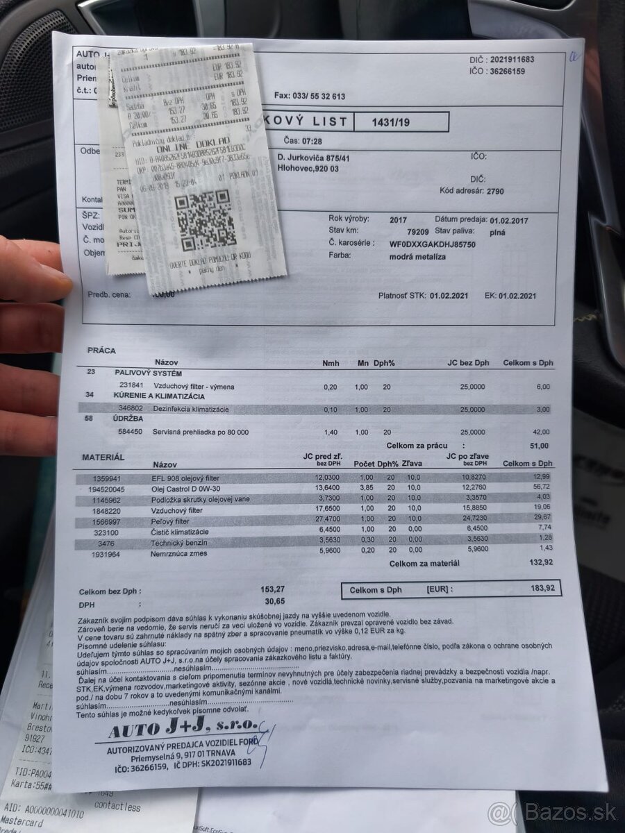 Ford Fiesta 1.5tdci 2017 , SK auto - 18