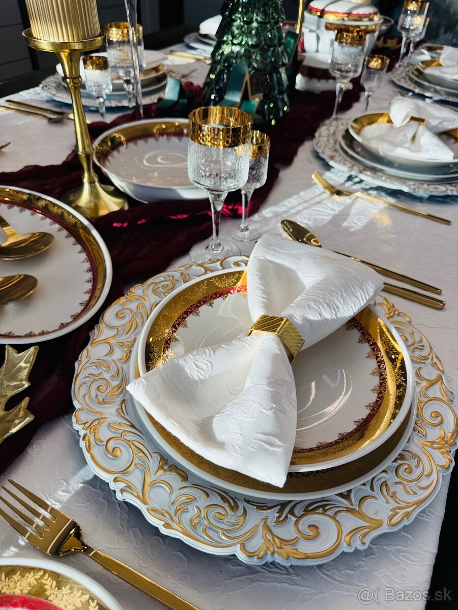 Retro krásna obedová súprava-posielam kurierom - 18