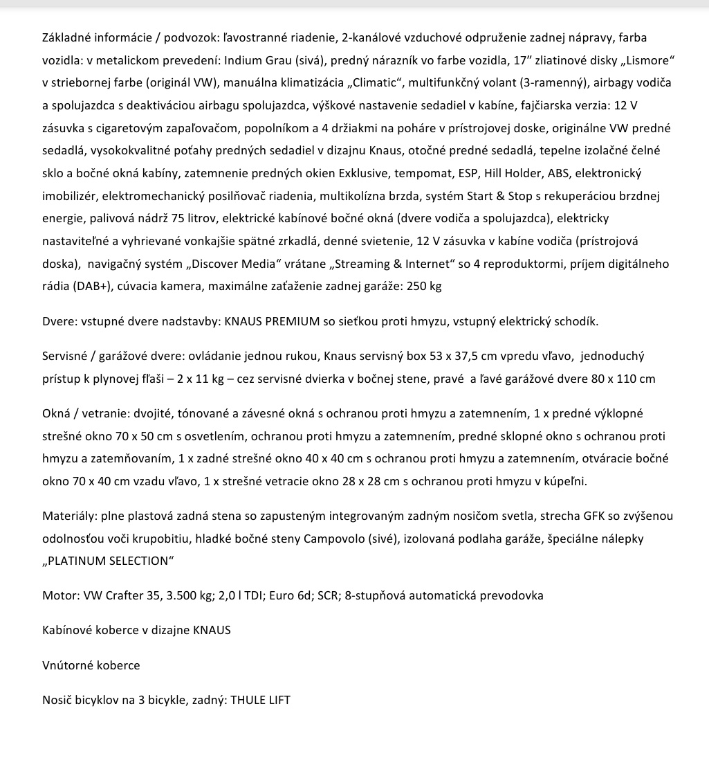 Volkswagen Knaus Van Ti Plus 650 MEG Platinum Selection - 18