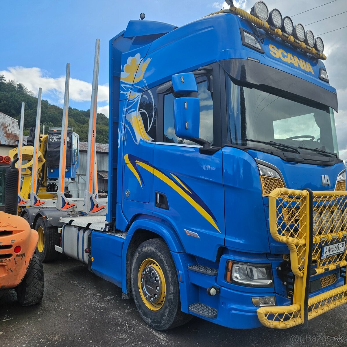 SCANIA R580 6x4 Lesovoz - 18
