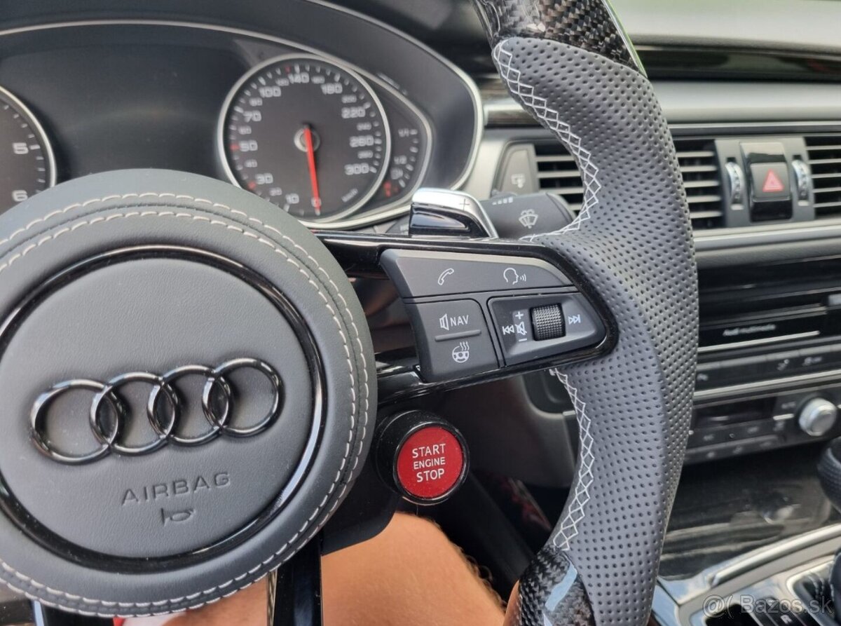 AUDI VOLANT SPORTOVY so START/STOP - DRIVE SELECT karbonový - 18