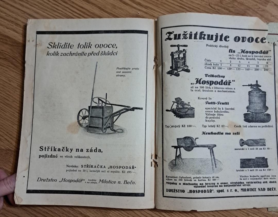 Starožitný milotický kalendár 1934 - 18