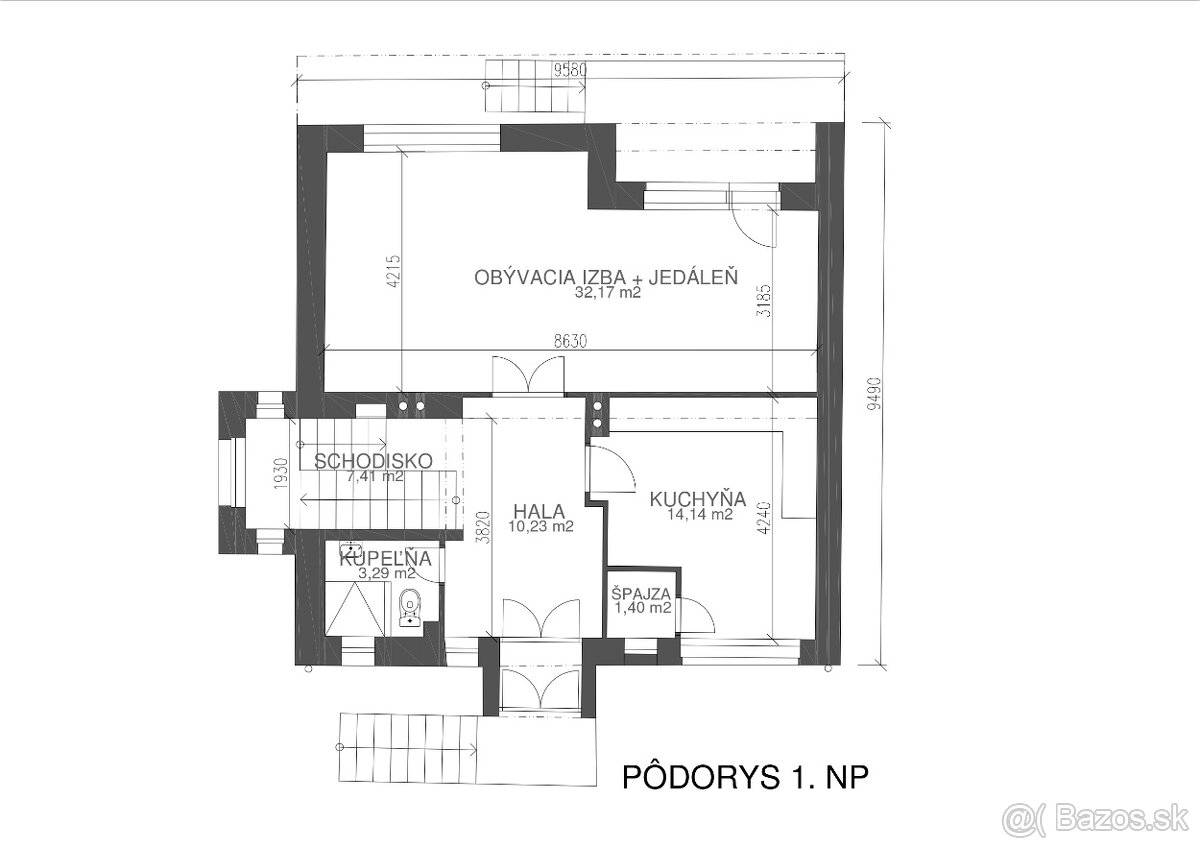 Na predaj rod. dom v NMn/V, časť Horné Samoty - REZERVOVANÉ - 18