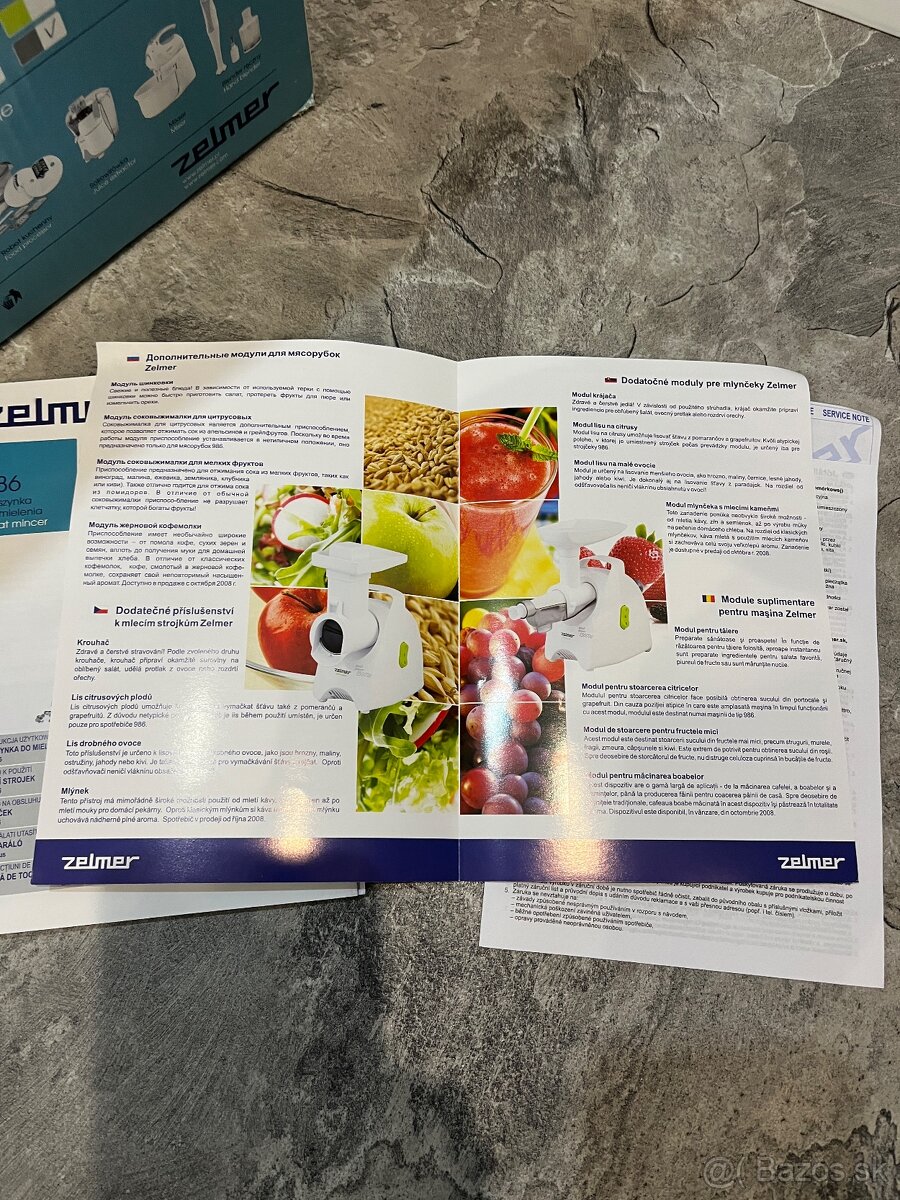 Nový Zelmer 986.84 mlynček a strúhač - 18