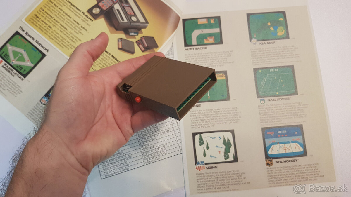 Intellivision multikarta – 130 hier + zoznam, manuál - 18