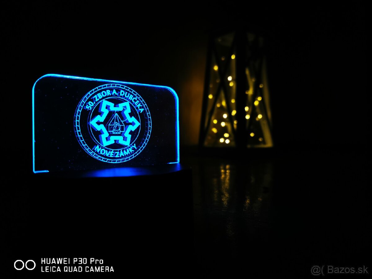 Led lampa s vlastným textom / logom - 18