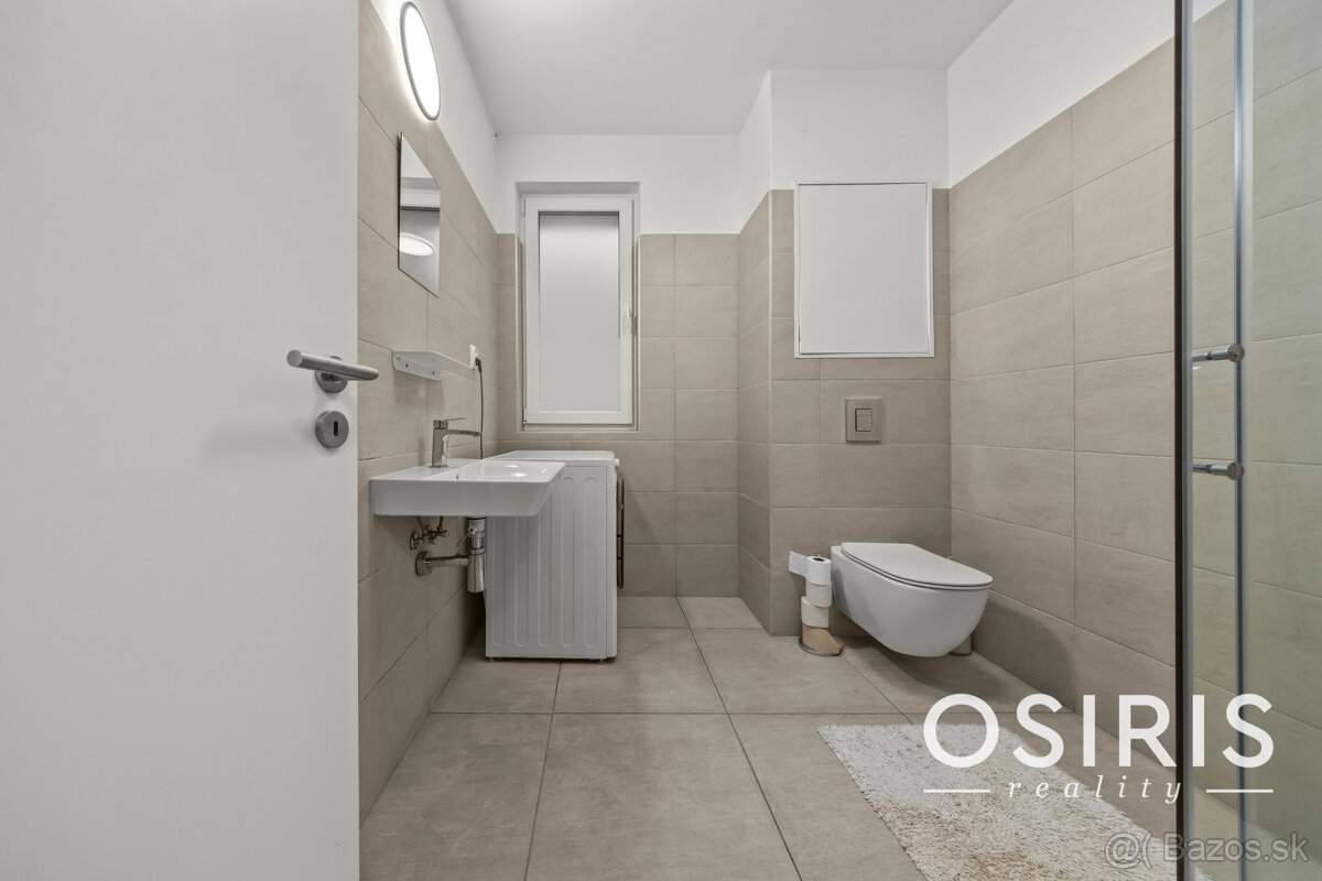 Klimatizovaný 1i byt s balkónom, novostavba 2022, predzáhrad - 18