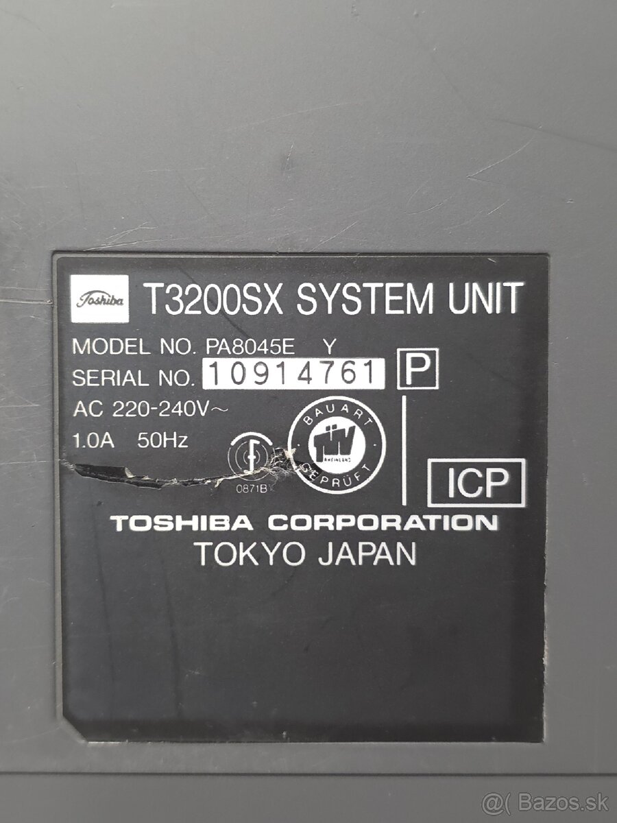 RETRO LAPTOP 》 TOSHIBA T3200SX 》HISTORICKÝ NOTEBOOK - 18