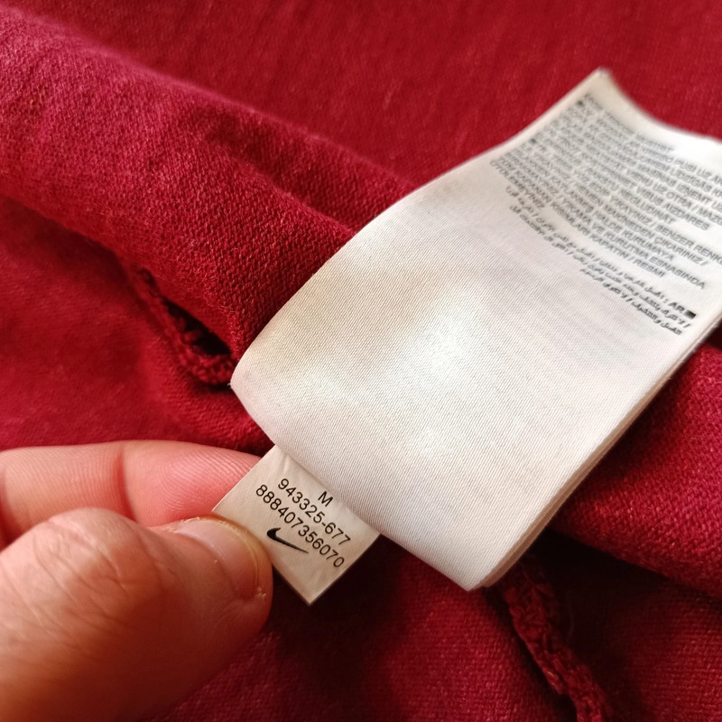 NIKE bordová mikina na zips s kapucňou M - 18