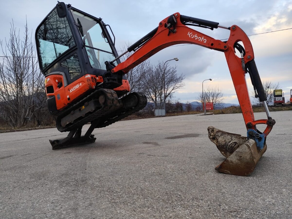 Bager Kubota, 1600kg. Rok 2015. Rozsirovaci. - 18